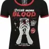 New In Killstar Drink More Ringer T-Shirt Black 1 New In Killstar Drink More Ringer T-Shirt Black