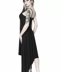 Killstar Eternity Pentagram Maxi Dress Black