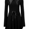 Killstar I'm Bats Collar Dress Black New In