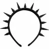 New In Killstar Chloe Chaos Spike Headband Black