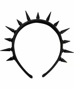 New In Killstar Chloe Chaos Spike Headband Black