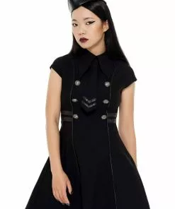 New In Killstar Black Ops Skater Dress Black 7 New In Killstar Black Ops Skater Dress Black