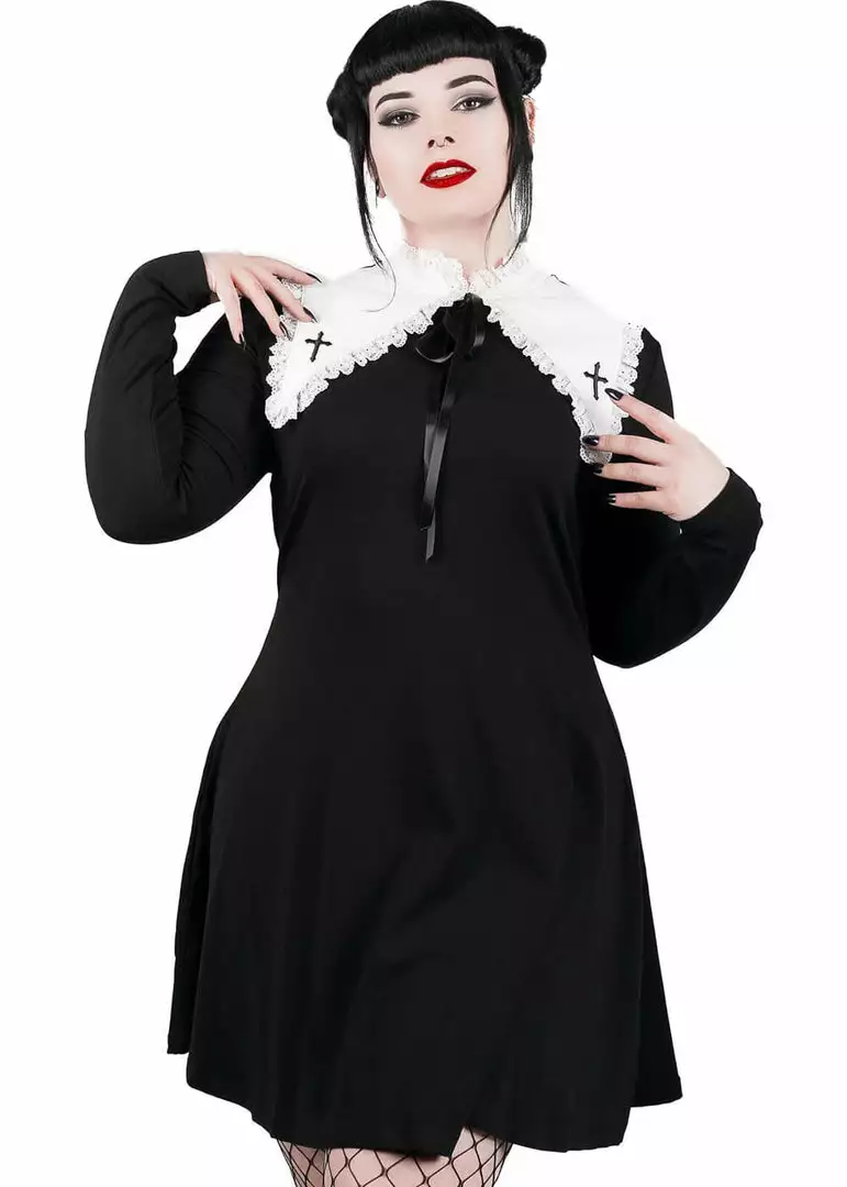 New In Killstar Zanthy Cross Lolita Dress Black 5 New In Killstar Zanthy Cross Lolita Dress Black