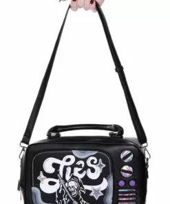 New In Killstar Tv Lies Handbag Black 8 New In Killstar Tv Lies Handbag Black
