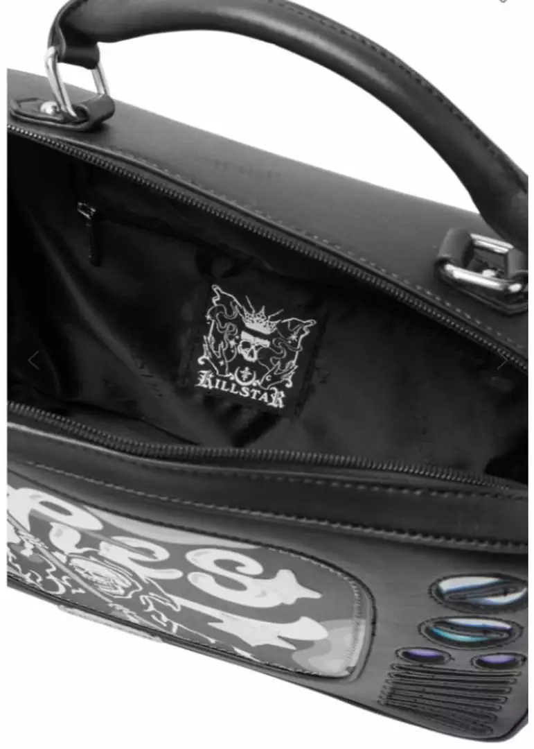 New In Killstar Tv Lies Handbag Black 6 New In Killstar Tv Lies Handbag Black