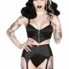 Killstar Webutant Spiderweb 50's Bullet Bra Black 1 Killstar Webutant Spiderweb 50's Bullet Bra Black