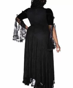Killstar Countess Lace Maxi Dress Black 14 Killstar Countess Lace Maxi Dress Black