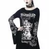 Killstar Rare To Die Trapeze Dress Black 1 Killstar Rare To Die Trapeze Dress Black