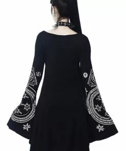 Killstar Rare To Die Trapeze Dress Black