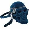 Killstar Grave Digger Velvet Skull Bag Blue New In 2 Killstar Grave Digger Velvet Skull Bag Blue New In
