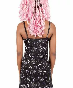 New In Killstar Lounge Batty Night Dress Black