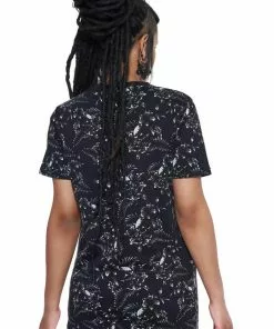 New In Killstar Tsunami Skulls T-Shirt Black 8 New In Killstar Tsunami Skulls T-Shirt Black