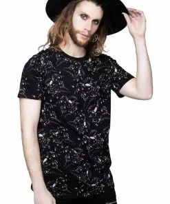 New In Killstar Tsunami Skulls T-Shirt Black 9 New In Killstar Tsunami Skulls T-Shirt Black