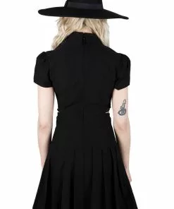 New In Killstar Darita 80's Suspender Dress Black