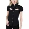 Killstar Hellstar Lace Up Top Black 2 Killstar Hellstar Lace Up Top Black