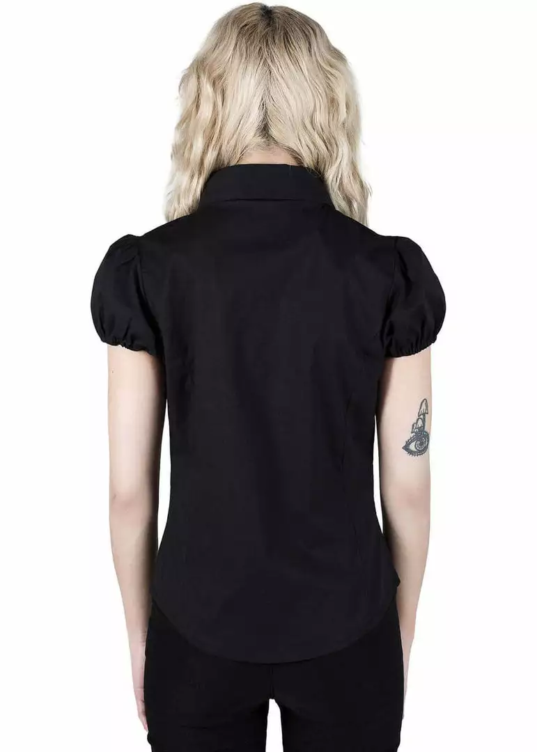 Killstar Hellstar Lace Up Top Black 4 Killstar Hellstar Lace Up Top Black