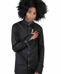 New In Killstar Mens Embalming Shirt Black