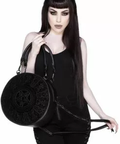 New In Killstar Super Naturalist Pentagram Handbag Black