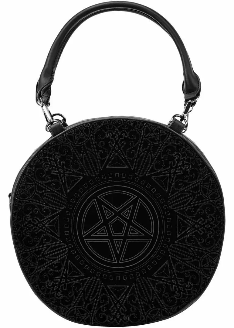 New In Killstar Super Naturalist Pentagram Handbag Black 3 New In Killstar Super Naturalist Pentagram Handbag Black