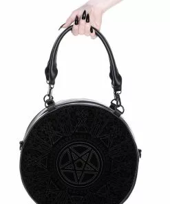 New In Killstar Super Naturalist Pentagram Handbag Black 9 New In Killstar Super Naturalist Pentagram Handbag Black