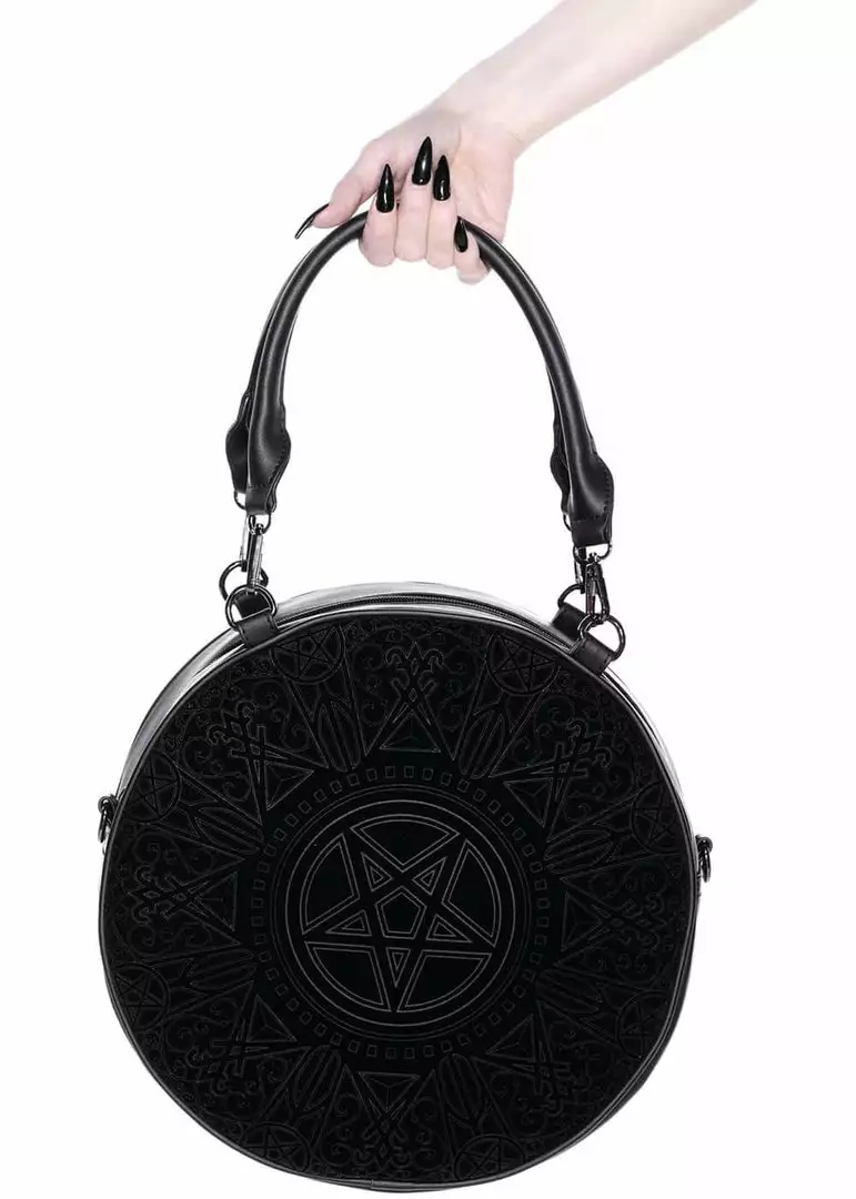 New In Killstar Super Naturalist Pentagram Handbag Black 6 New In Killstar Super Naturalist Pentagram Handbag Black