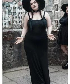 Killstar Dethroned Maxi Dress Black New In