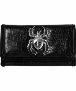 Killstar Black Widow Spider Wallet Black New In 6 Killstar Black Widow Spider Wallet Black New In