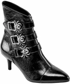 Killstar Mania Skulls Boots Zwart
