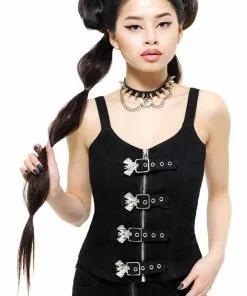 Killstar Disillusion Bat 80's Top Black