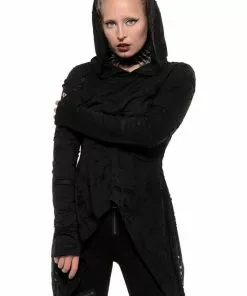 Killstar Hex Hooded Top Black