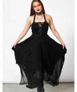 Killstar Badlands Maxi Dress Black New In 8 Killstar Badlands Maxi Dress Black New In