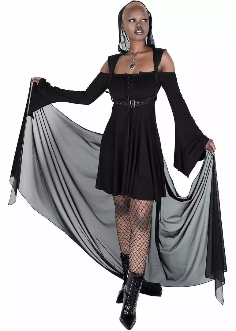 Killstar Speak To Spirits Cape Black 8 Killstar Speak To Spirits Cape Black