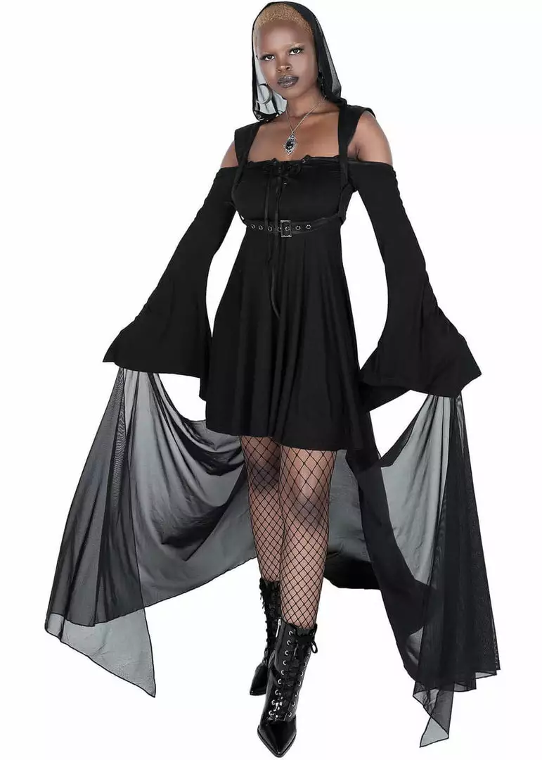 Killstar Speak To Spirits Cape Black 7 Killstar Speak To Spirits Cape Black