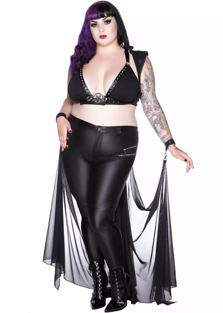 Killstar Speak To Spirits Cape Black 4 Killstar Speak To Spirits Cape Black