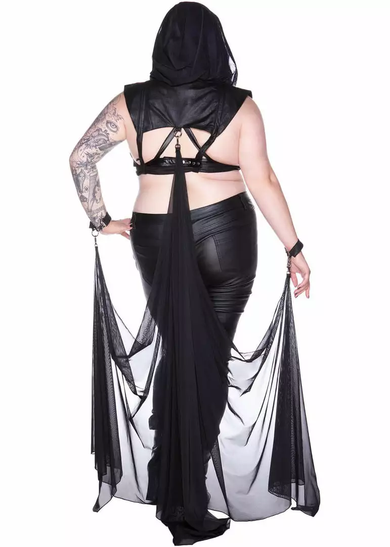 Killstar Speak To Spirits Cape Black 5 Killstar Speak To Spirits Cape Black