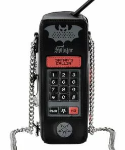 Killstar Satan's Callin' Telephone Bag Black