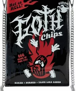 New In Killstar Goth Chips Shoulderbag Black