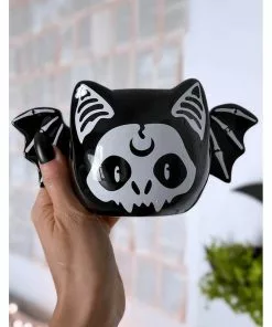 Killstar Chiroptera Bat Cat Mug Black New In