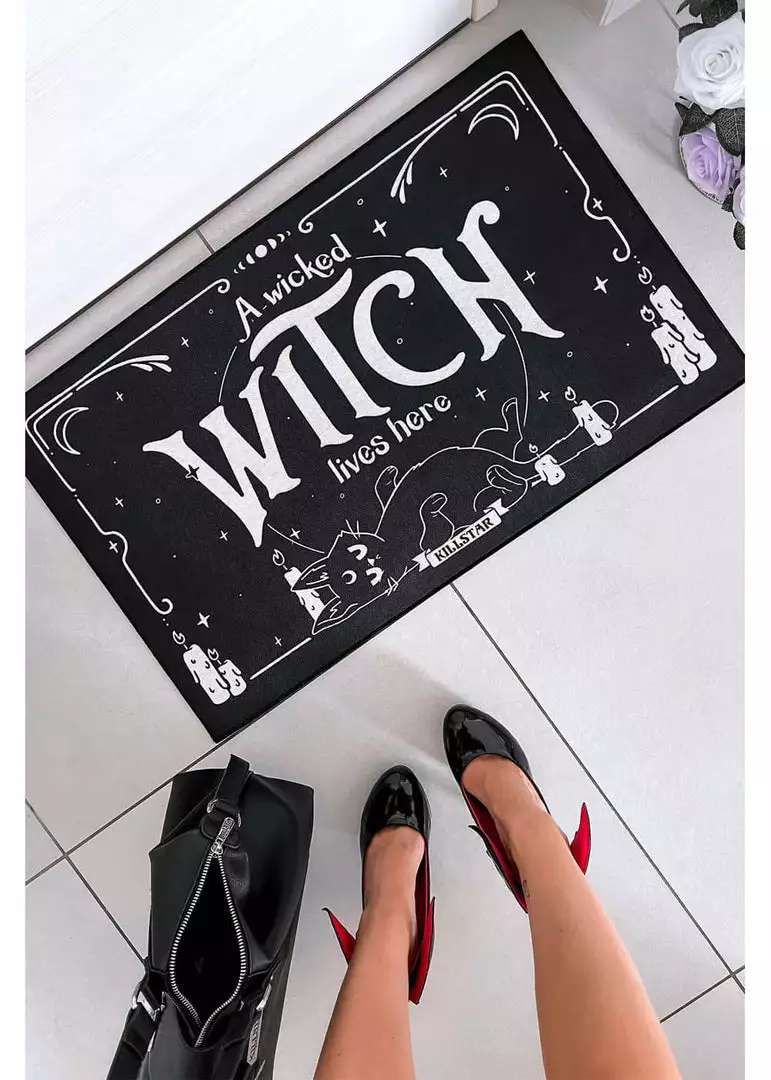 Killstar Wicked Witch Doormat Black New In 3 Killstar Wicked Witch Doormat Black New In