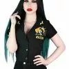 Killstar Vince Ray Witch Queen Crop 50's Bowling Shirt Black New In