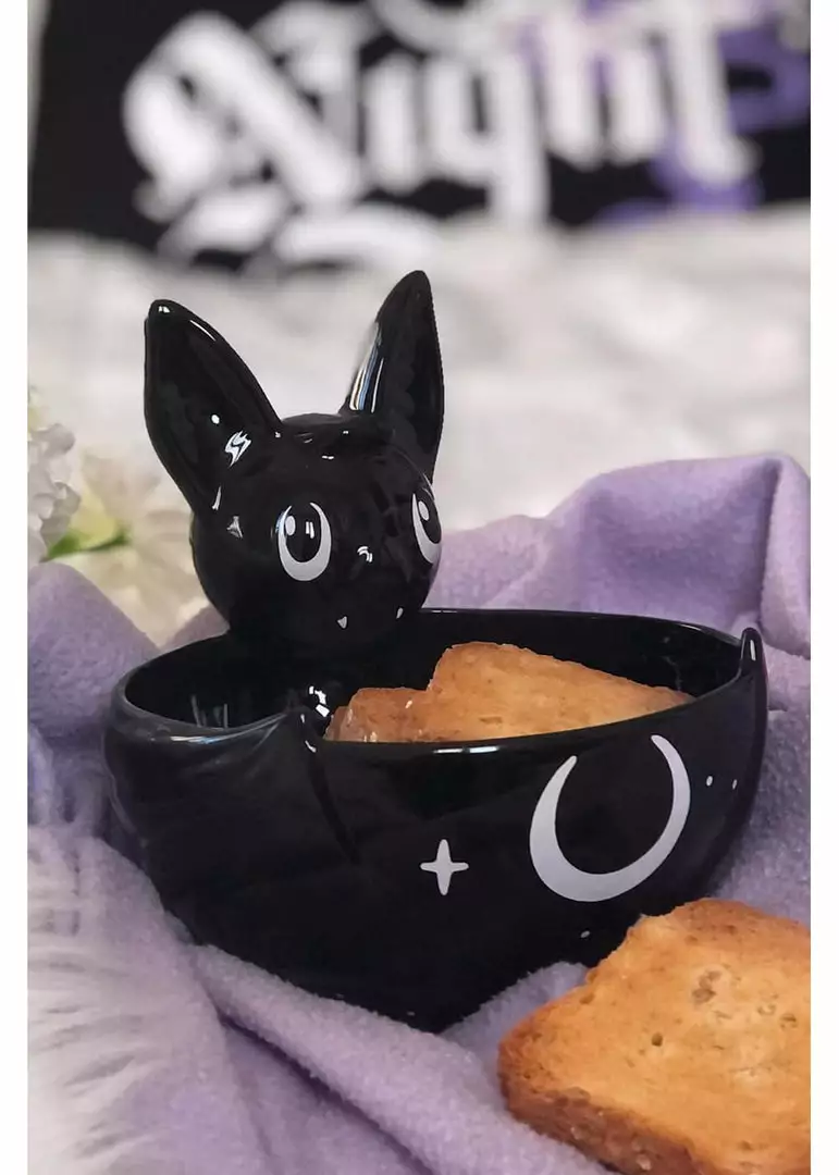 New In Killstar Batty Bat Bowl Black 4 New In Killstar Batty Bat Bowl Black