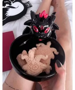 New In Killstar Baphomet Bowl Black