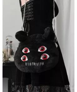 New In Killstar Kreeptures Don't Care Handbag Black