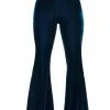 Killstar Moondance Velvet 70's Broek Sapphire Blue 2 Killstar Moondance Velvet 70's Broek Sapphire Blue