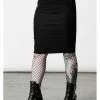 Killstar Warbird Pencil Skirt Black New In