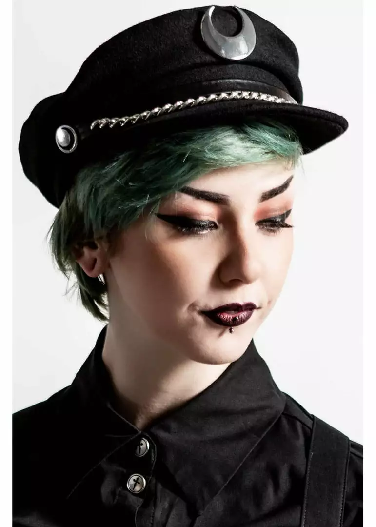 Killstar Orbit Moon Cap Black 4 Killstar Orbit Moon Cap Black