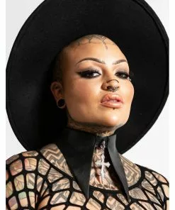 New In Killstar Cathedral Cross Choker Black 7 New In Killstar Cathedral Cross Choker Black