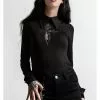 Killstar Morissa Cross Top Black New In 2 Killstar Morissa Cross Top Black New In
