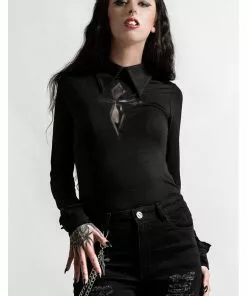 Killstar Morissa Cross Top Black New In