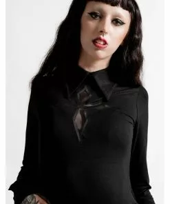 Killstar Morissa Cross Top Black New In